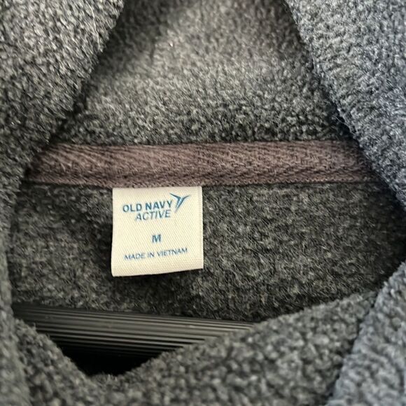 Old Navy Funnel Neck Cropped Microfleece Sweatshirt - Picture 5 of 6